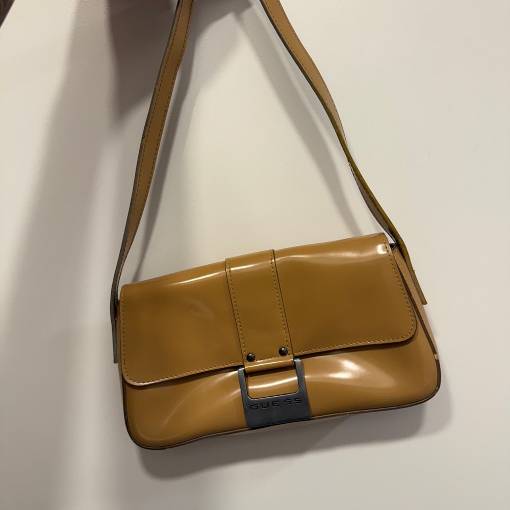 Vintage Guess Tan Shoulder Bag